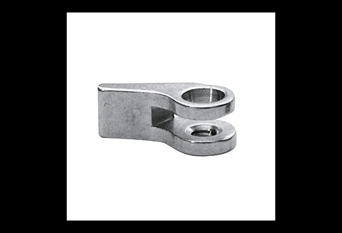 Charnières à braser, partie fixée sur la monture, côte gauche, yeux double, ouverture 0,75 mm