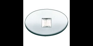 Plaquettes en platique, dures, particulièrement fines et transparentes application facile, système Vis 12,0 mm