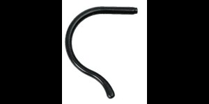 Embouts de sport en silicone, enfants: longueur 75 mm, noir