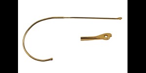 Ressort Curl avec contenant simplex 0.9mm or 1 paire