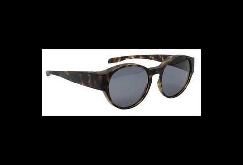 Lunettes de soleil fitover rondes modèle Berlin sombre mat hananna taille M