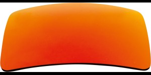 Verres plan en triacetate, rouge miroité avec polarisé, 2 pièces