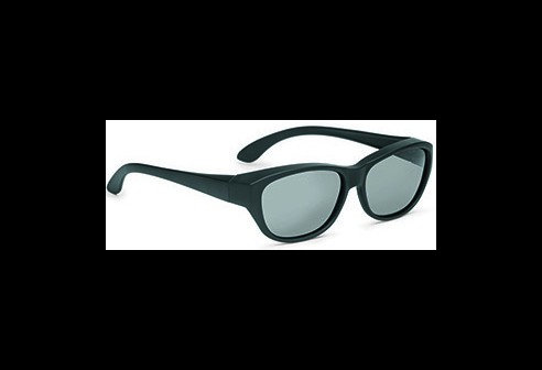 Lunettes superposables, Ovale noir