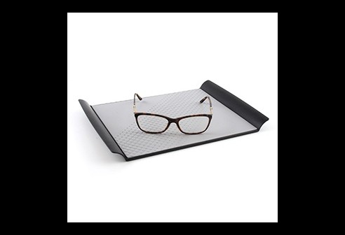 Tablette de présentation gris clair
