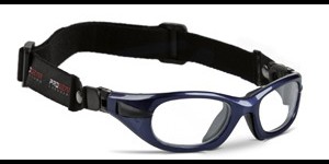 Progear Lunettes de sport - S - Metallic Blue - avec bandeau