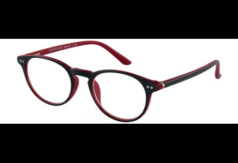 Lunettes de lecture Doktor new G66100 noir-rouge Panto +1.00