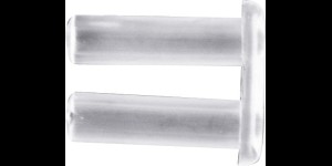 Rondelles plastiques pour lunettes percées, 1,00 mm