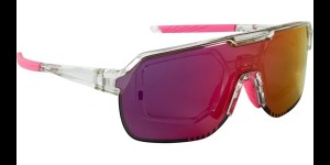 Lunettes de sport Leader Aero Rose/transparent avec verres à Miroir Rose