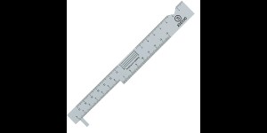 Pupillomètre plastique avec anneau central  2 piecé