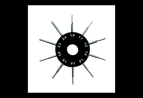 Outil de mesure des trous de 1,0 à 2,4