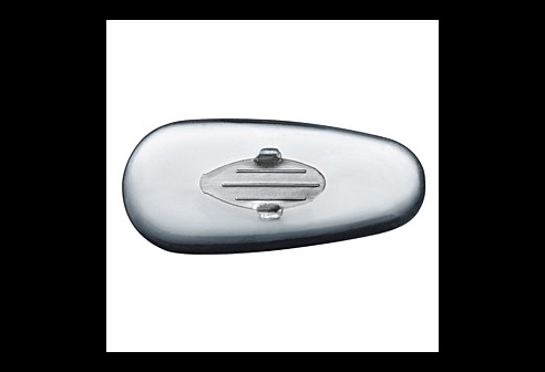 Ray-Ban Plaquettes PVC 15mm 10pcs argent