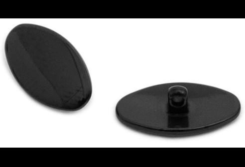 Plaquettes, hypoallegiques, titane, systeme Vis 13,0 mm noir 4 pièces