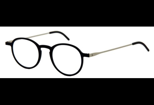 Lunettes de lecture 5MM Panto TR90 G10500 noir +1.00