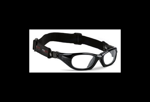 Progear Lunettes de sport - S - Shiny Metallic Noir - avec bandeau