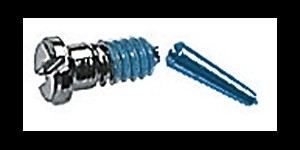 Vis à fente, filetage 1,0 mm