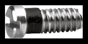 Vis à fente avec sécurité noire, filetage: 1,40 mm