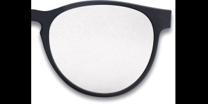 Clips polarisants rabattables et à emboiter noir teinte miroir argenté 85-90%