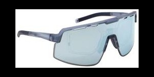 Lunettes de sport Leader Lope bleues avec verres à revêtement Revo bleu