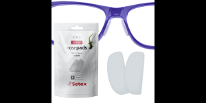 Setex plaquettes nasales antidérapantes épaisseur 1,8 mm transparentes 5 paires