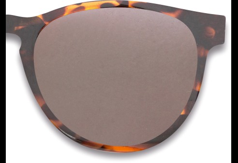 Clips polarisants rabattables et à emboiter havane teinte marron 85-90%