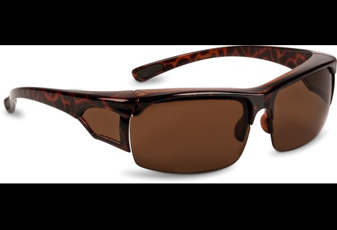  Lunettes superposables, havanna