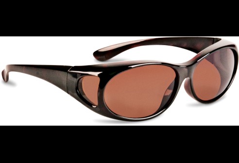 Shoptic Lunettes superposables – ovale- Havana