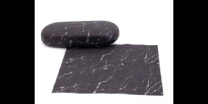Etui Black Marble de Microfibre par 5 pièces
