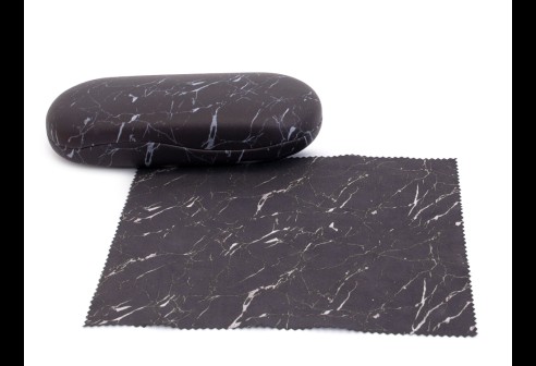 Etui Black Marble de Microfibre par 5 pièces