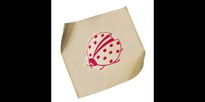 Feuilles individuelles avec motifs amusants pour le traitement du strabisme chez les enfants: Coccinelle
