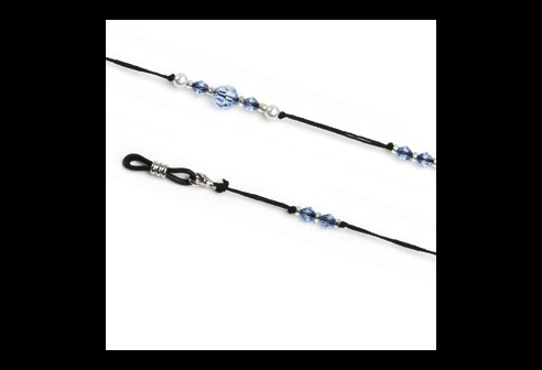 Chaînette Adriana bleu, 2 pìeces