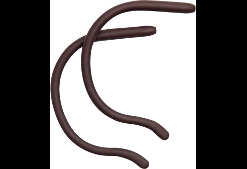 Embouts, enfants: longueur 80 mm, brun foncé