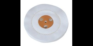 Brosse circulaire en coton écru