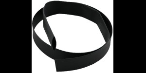 Gaines rétractables extra large 12,7 / 6,4 noir 50 cm