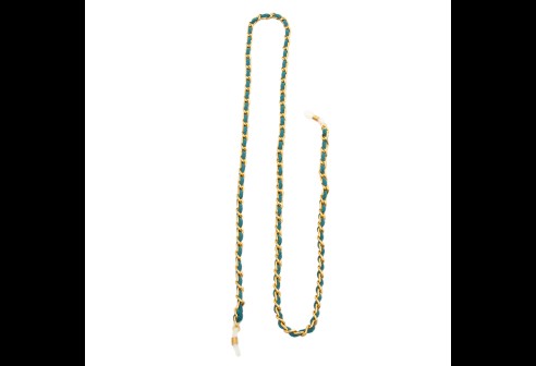 Chaîne à lunettes Bolzano petrol 3 pièces