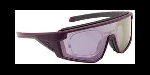 Lunettes de sport Leader Gait violet foncé avec verres à revêtement Revo rose