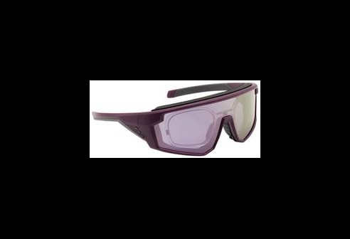 Lunettes de sport Leader Gait violet foncé avec verres à revêtement Revo rose