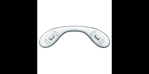 Nez-selles silicone, système click, mi-dures 18,0 mm x 28,5 mm