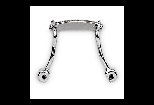 Pont nasal avec supports de coussinets pour systèmes de vis à cadre en plastique, 2 pièces