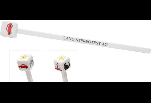 LONG Cube d'attention blanc