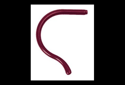 Embouts de sport en silicone, enfants: longueur 75 mm, bordeaux