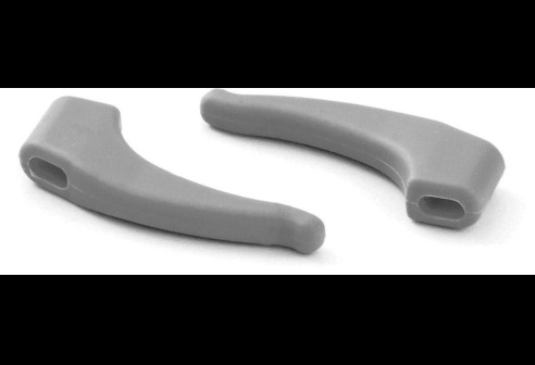 Embouts antidérapants, la glace gris