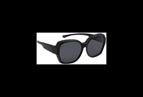 Lunettes superposables modèle Athens L brillant noir 

