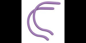 Embouts de sport en silicone, enfants: longueur 75 mm, lilas