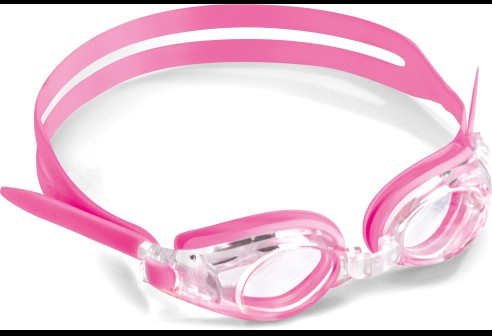 Shoptic Lunettes de natation pour enfants avec verres plans – Rose- montés