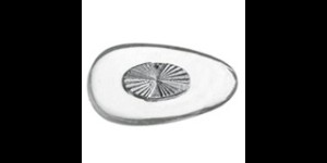 Plaquettes en PVC, système «Click» 15 mm, argent