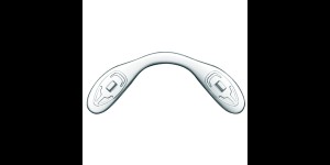 Nez-selles silicone, système click, mi-dures 22,0 mm x 36,5 mm