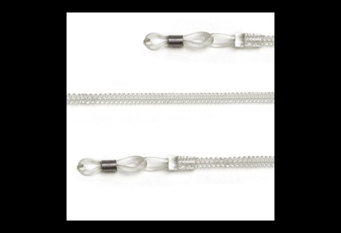 Cordon silicone spirale transparent