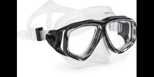 B&S Masque de plongée pour débutants noir
