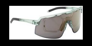 Lunettes de sport Leader Lope vertes avec verres à revêtement miroir or clair
