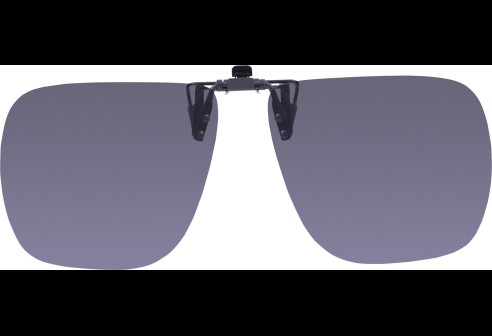 Cintre polarisation pliable couleur gris taille 65 x56 mm attache métallique mince